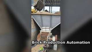 Usine de briques-alimentateur de boîtes, extrudeuse, coupeur et empileur